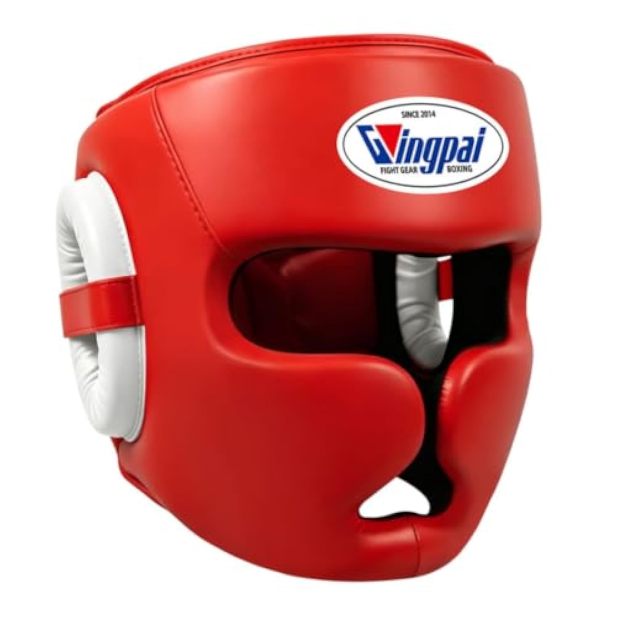 Thickened Boxing Headgear with Cheek Protection Padded Open